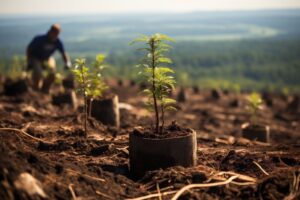 Plantation d'arbres