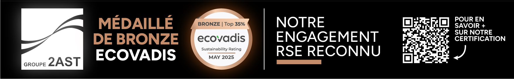 2AST médaillé bronze EcoVadis